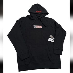 Marvel Black and Red Deadpool Hoodie